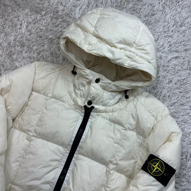 [M] 정품 스톤아일랜드 19FW 크링클랩스 패딩 아이보리