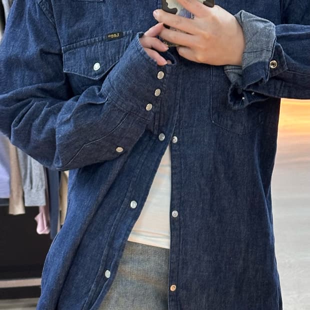 LEE 데님 웨스턴셔츠