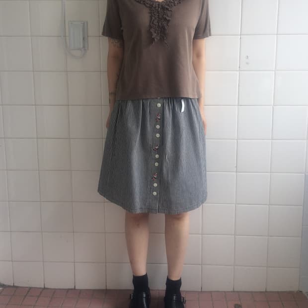Frill point t shirt