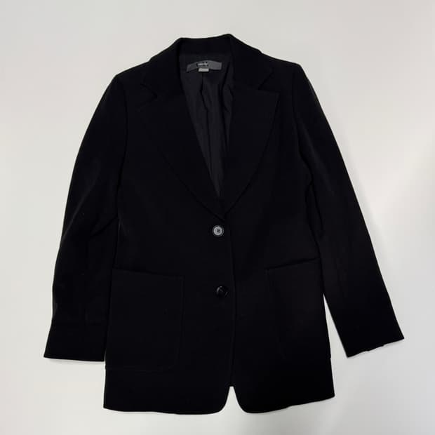 여성 베라왕 미니멀 블랙 블레이저 정장 자켓 55