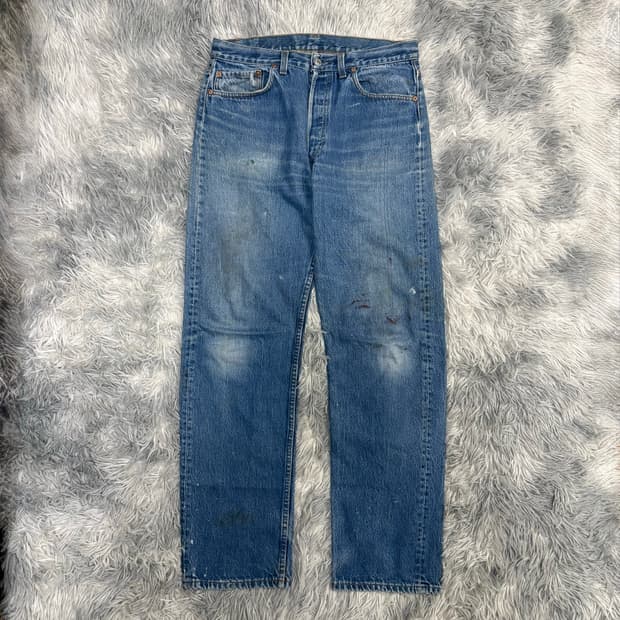 90s Levi’s usa 501 중청 painter