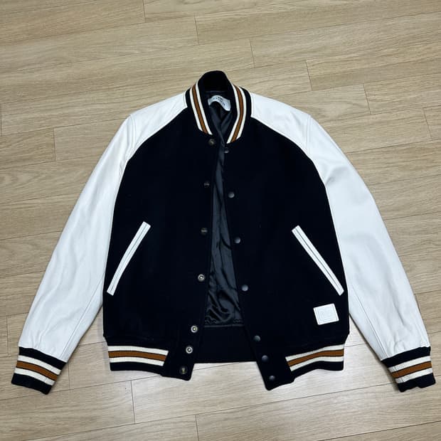 코치(COACH) 정품 바시티 자켓 스타디움 점퍼 S (리얼 염소가죽/울