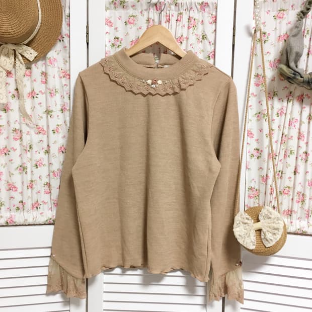 빈티지 엑시즈팝 로즈 슬리브