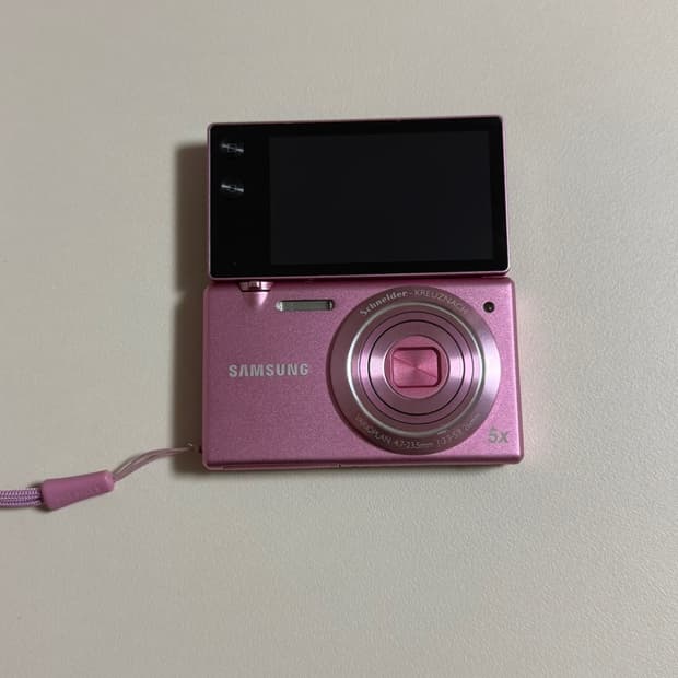 삼성 미러팝 MV800 핑크색 카메라