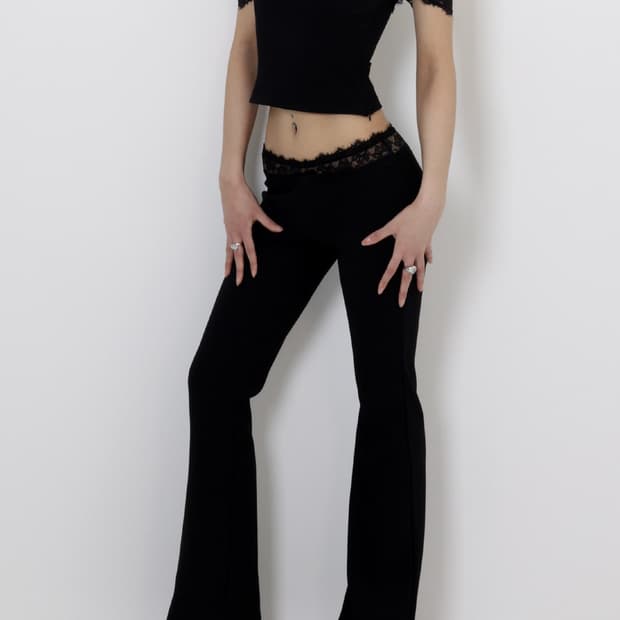 Lynhalyn 린하린 레이스 부츠컷 