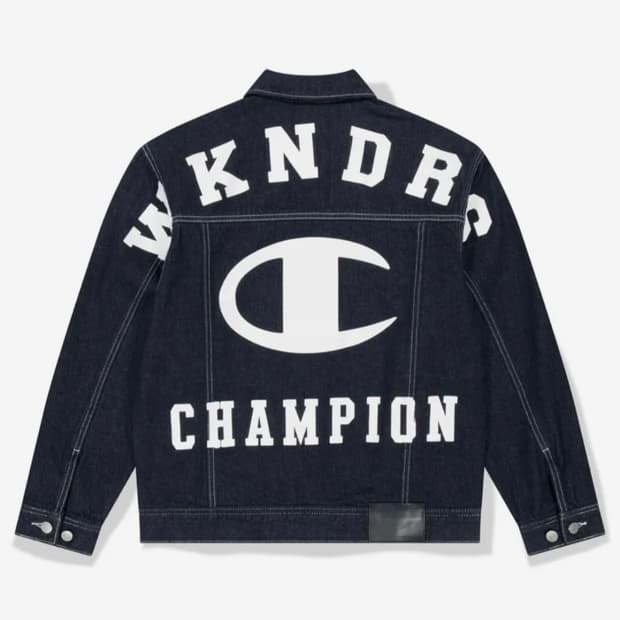 위캔더스x챔피온 데님 트러커 자켓 M