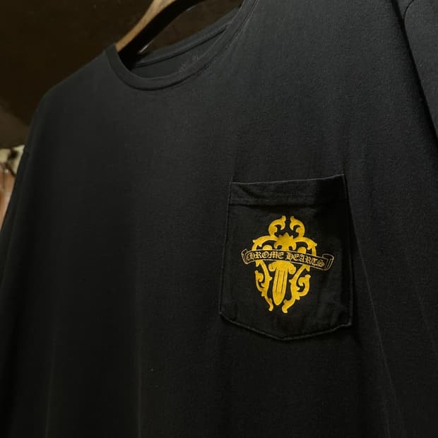 Chrome Hearts 크롬하츠 대거 레터링 라운드 티셔츠