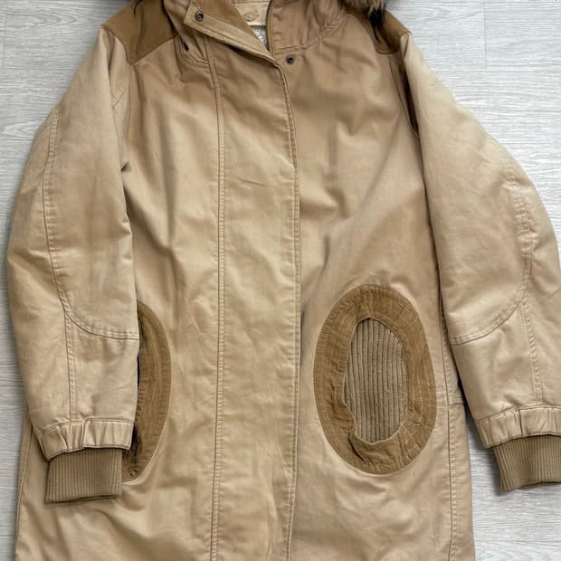 츠모리치사토 일본빈티지 베이지 야상