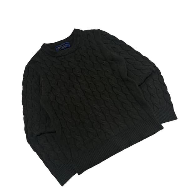 웨어하우스 꽈배기 니트