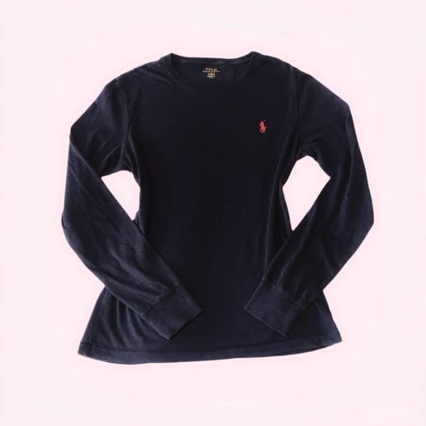 Polo Ralph Lauren 폴로 랄프로렌 레드 네이비 롱 슬리브