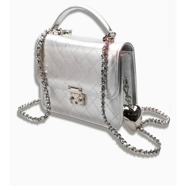 마이아이코MYEYEKO 소피아 가방 메탈릭 실버