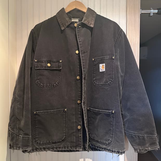 칼하트 초어 코트 블랙