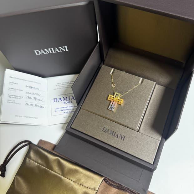 다미아니 벨에포크 레인보우 목걸이 M