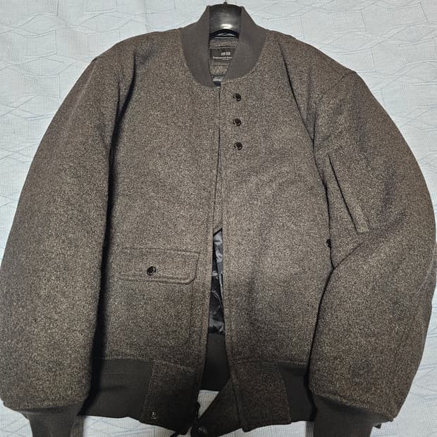 유니클로 x Engineered Garments 퍼프테크 블루종 L