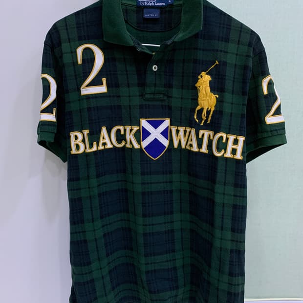 폴로 빅포니 블랙와치 타탄체크