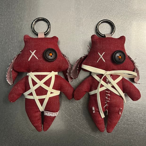 핸드메이드 저주 인형 키링 (Handmade Voodoo doll)