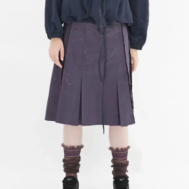 코스모스cosmoss 플리츠 스커트 바이올렛 사이즈2