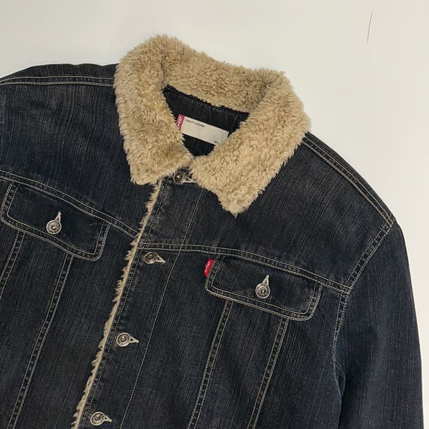리바이스 워싱  데님 덱자켓 