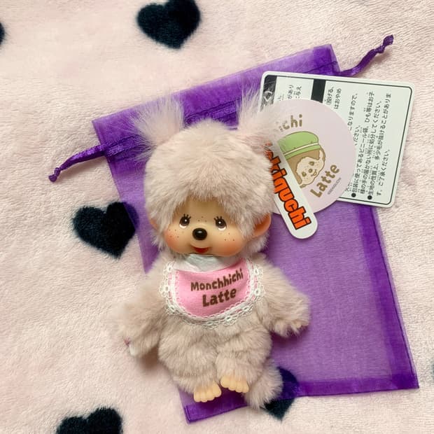 💗라떼 쿠지3등상 몬치치 키체인