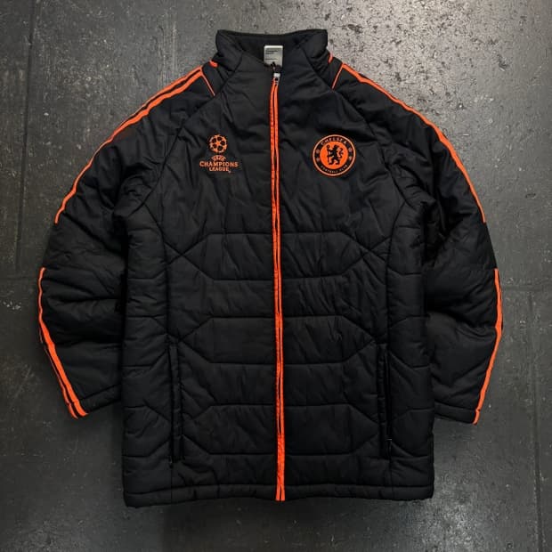 95-100 아디다스 첼시 챔스 경량패딩 