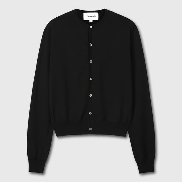 (새상품) 토니웩 라운드넥 가디건 L