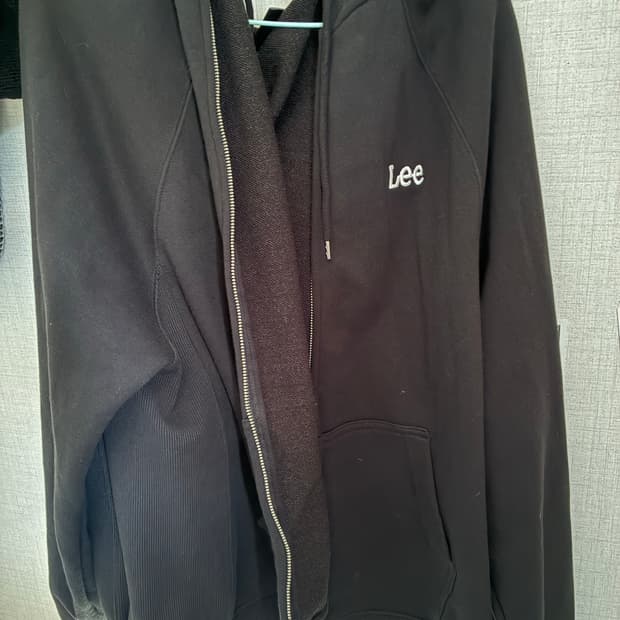 Lee 스몰 트위치 로고에어로웜 루즈핏 후드집업 xl