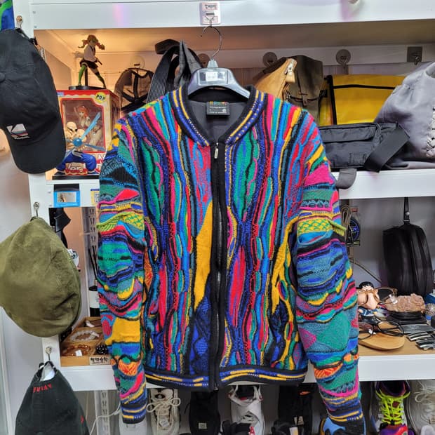 COOGI 쿠지 집업 니트