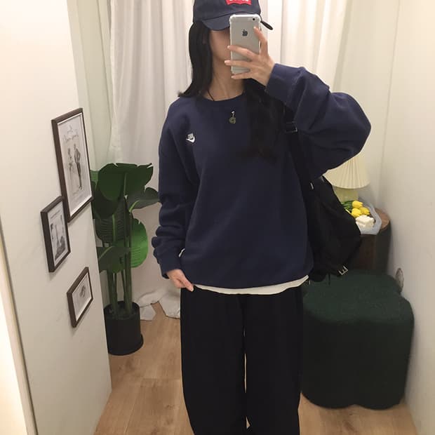 공용 나이키 스웻맨투맨 100