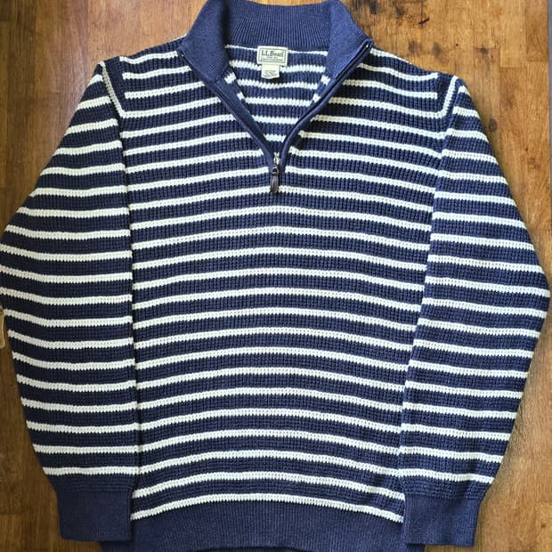 L.L.Bean 엘엘빈  면 & 캐시미어 혼방 니트 XXL 