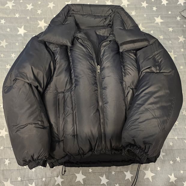 DNSR 하이넥 푸퍼 패딩 블랙