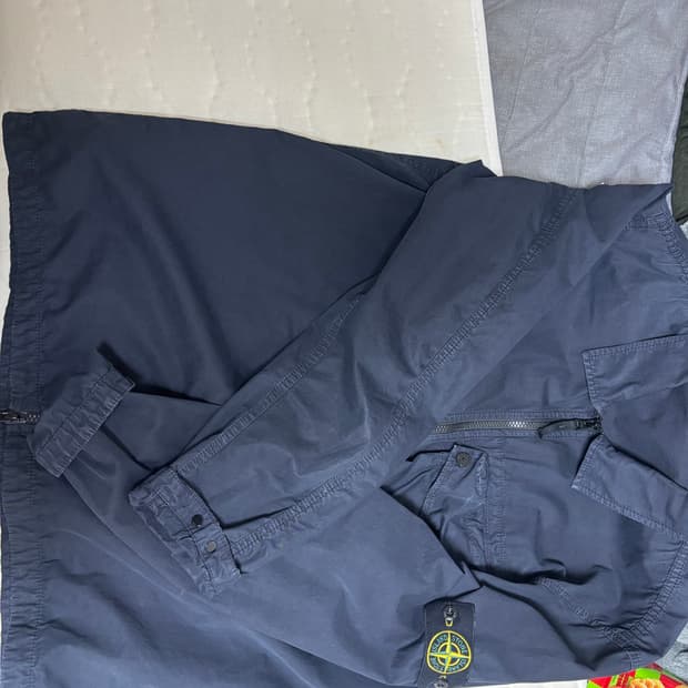 스톤 오버셔츠 네이비 105 팝니다!!!!