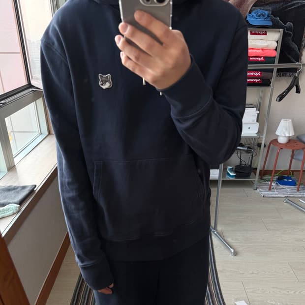 메종키츠네 폭스 후드티