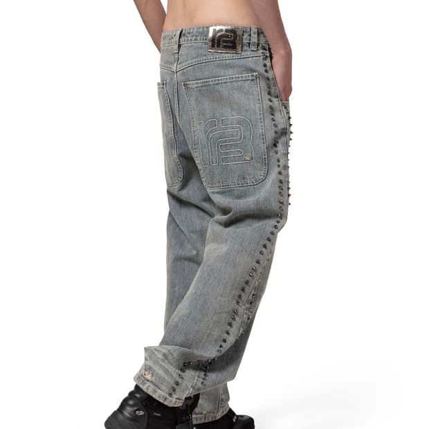  Racer worldwide x barragan 스파이크 데님 L사이즈