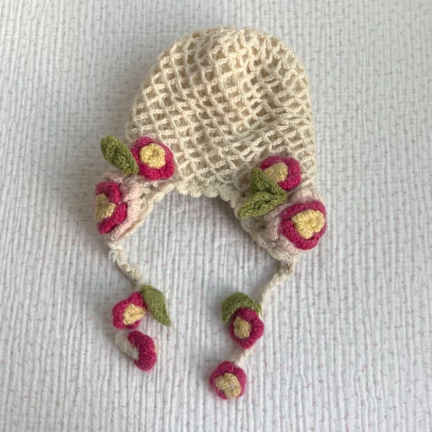 JPN/ 이어플랩비니 크로셰비니 모리걸비니 모리룩비니