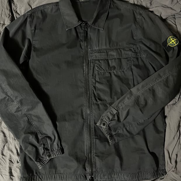 스톤아일랜드 올드이펙트 오버셔츠 황금라인 황금사이즈