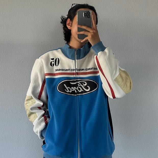 [XL]FUBU 후부 포드 레이싱 플리스 자켓