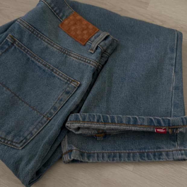 반스 배기 데님팬츠