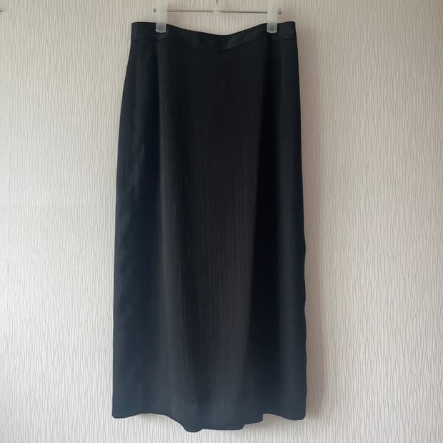 오버듀플레어 롱치마 스커트 검정 1size S -새제품