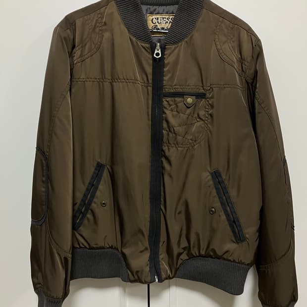 [게스] 블루종 점퍼 브라운