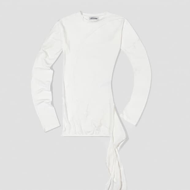 LC 로우클래식 wrap T shirts White