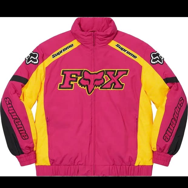 슈프림 폭스레이싱 자켓 