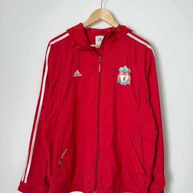 아디다스 리버풀 08-09 후드 윈드자켓