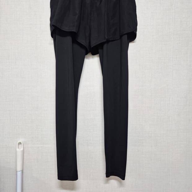 블랙 스커트 레깅스