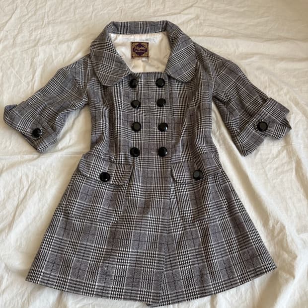 로지타 모카라떼 갸루 울 케이프 코트