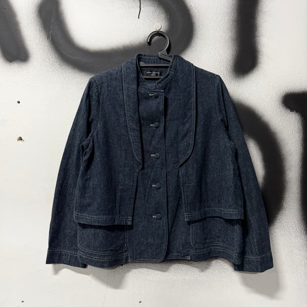 VTG 빈티지 차이나 카라 레이어드 디테일 데님 자켓