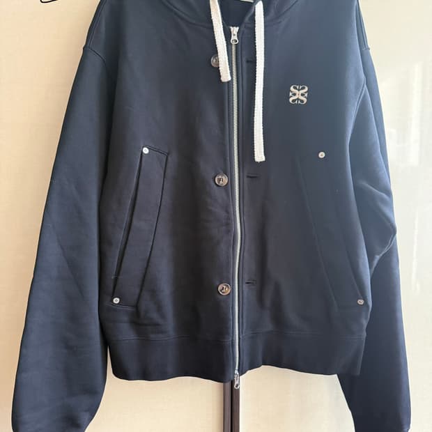 세터 테오 코튼 올 데이 후드 집업 (블랙 L)