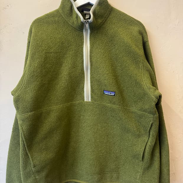 파타고니아 신칠라 마수피얼 하프집업 그린 L