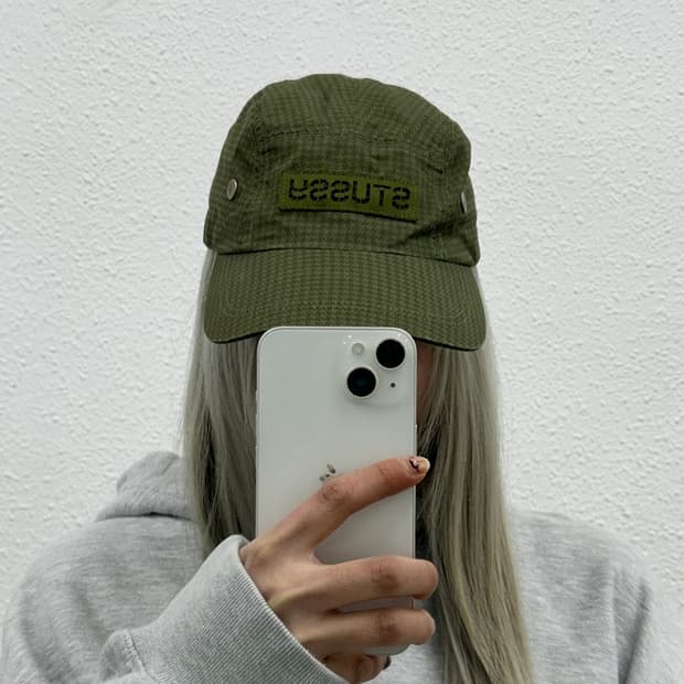 스투시 카키 볼캡