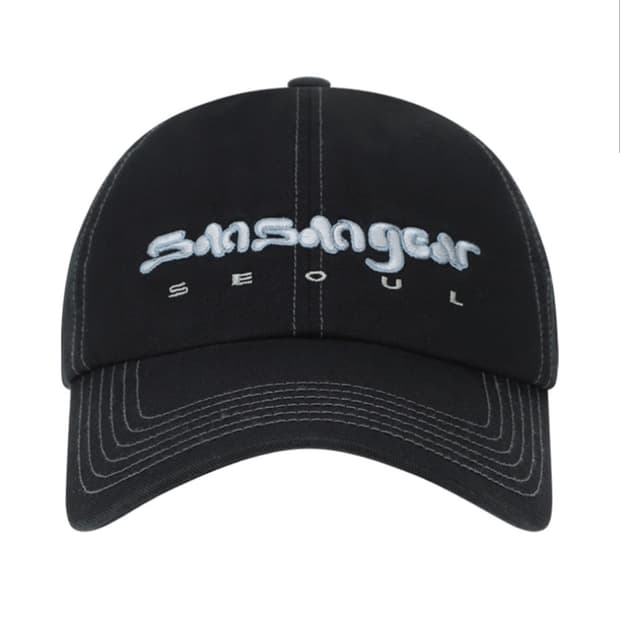 산산기어 서큐레이트 타입 캡 블랙 모자
