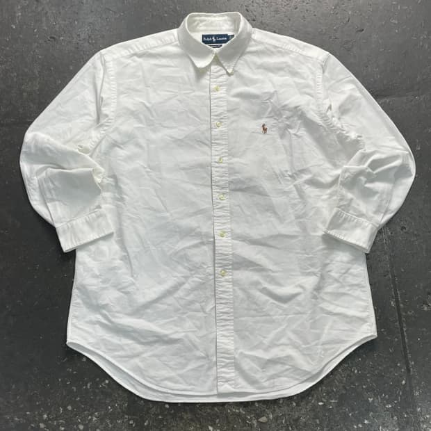 105 폴로 화이트 셔츠 